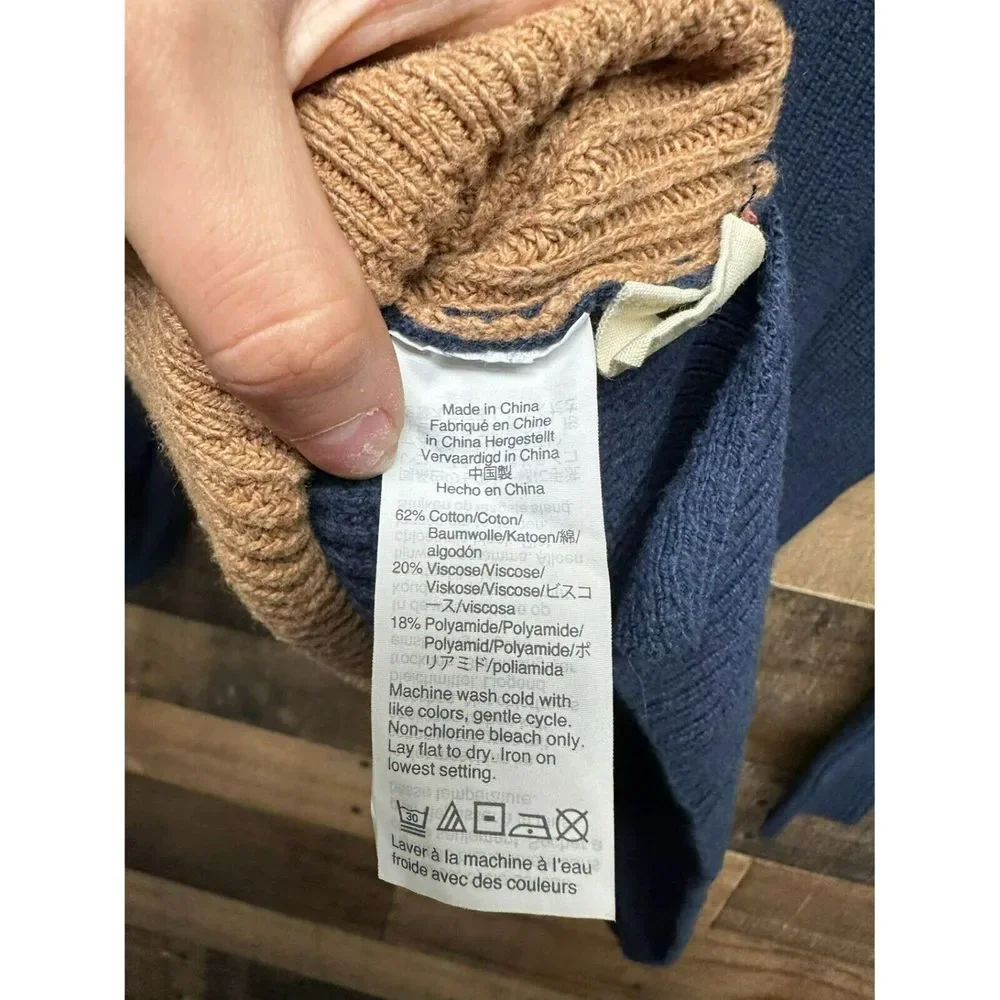 Madewell Women's‎ Two Tone Knit Pullover Sweater Size X-Small